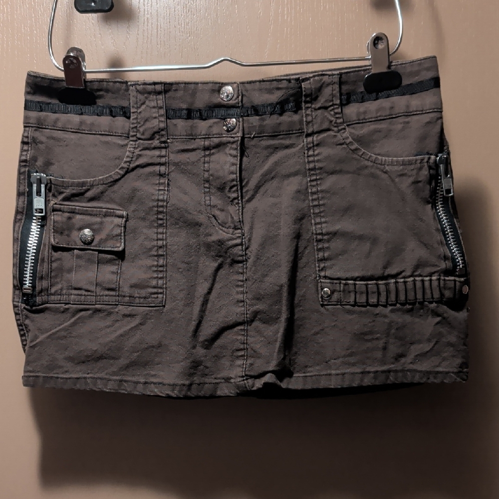 Vintage Y2K Lip Service Cargo Micromini